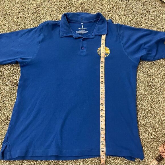 NBA Fanatics Golden State Warriors Medium Blue Polo Cotton - Picture 9 of 9
